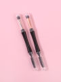 mini dual ended makeup brush eyeshadow brush eyeliner brush with dust-proof cover Microbrush eyelashes eyebrow brush. 