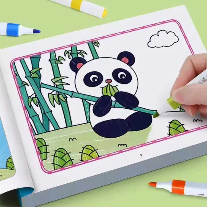 Boys%20Girls%20Children's%20Coloring%20Books%20Animals%20Baby%20Drawing%20Book%20School%20Early%20Education%20Toys%20Drawing%20Toy%20Notebook%20Notebooks%20Pads%20-%20Image%203
