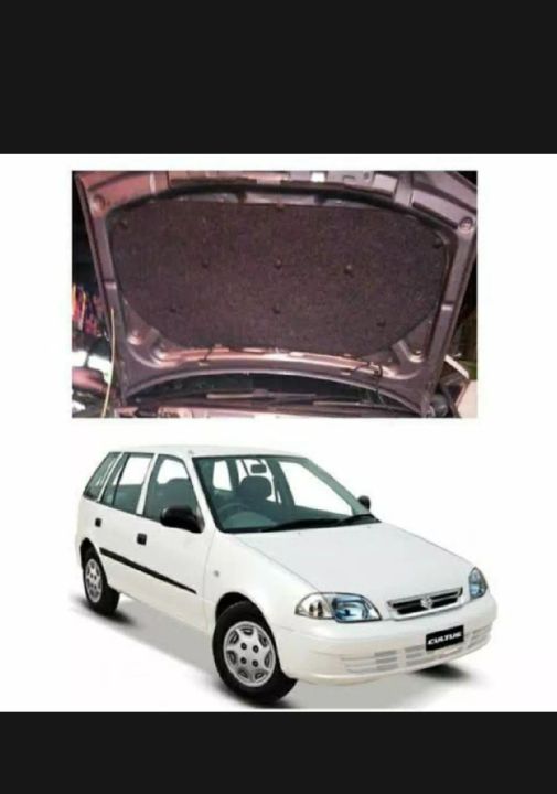 Heat & Sound Proof Bonnet Insulator for Suzuki Old Cultus with Clips