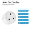 Smart Wifi Plug  Wireless Socket Mini Wifi Outlet Timing Schedule Function Smart Life App Remote Control Works with Amazon Alexa Google Home. 