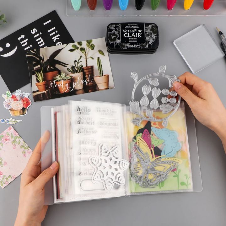 40 Pages Multipurpose A6 Clear Sticker Photo Storage Album For ...