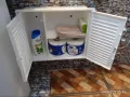 Front storage box cabinet shutter bathroom accessories and house holds. 