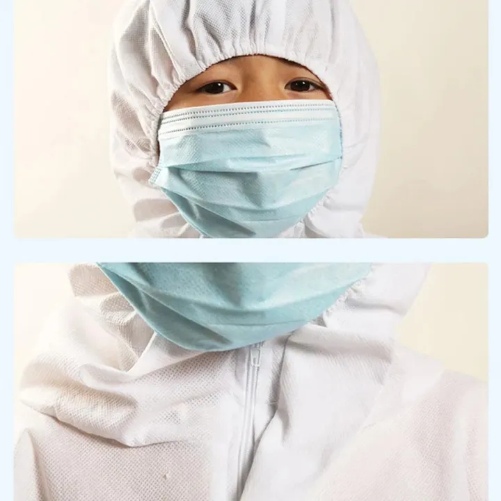 Kids%20Disposable%20Protective%20Isolation%20Suit%20Hood%20Breathable%20Dustproof%20Children%20Coveralls%20Full%20Body%20Gown%20Lightweight%20Play%20Clothing%20-%20Image%204