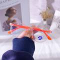 1688 fashion blue light blocking computer glasses with clear lens/unisex kids eyewear/Multicolor optical glasses for girls and men children computer glasses radiation protection glasses/anti-light blue blocking glasses/flexible frame/spare lens. 