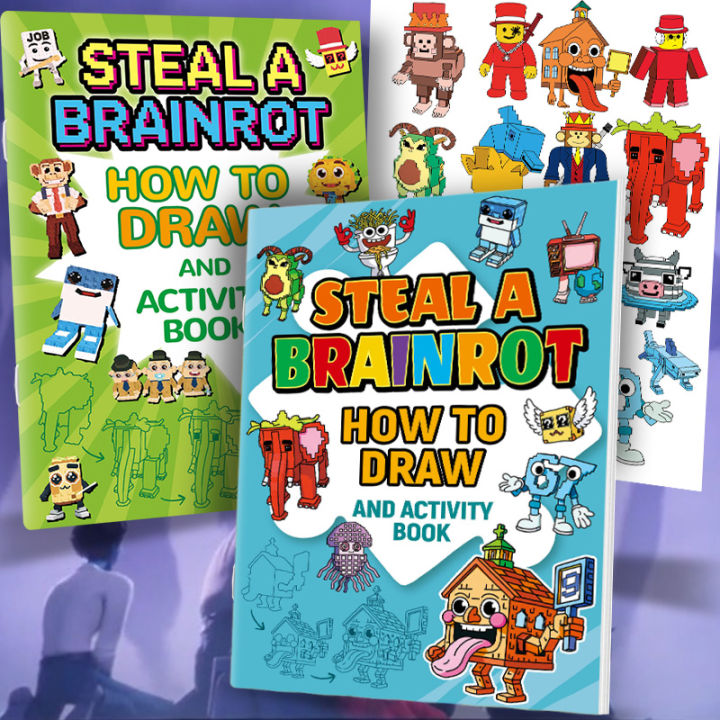How To Draw Steal A Brainrot Activity Book Easy Step By Step Projects How To Draw Steal A Brainrot Activity Book Easy Step By Step Projects