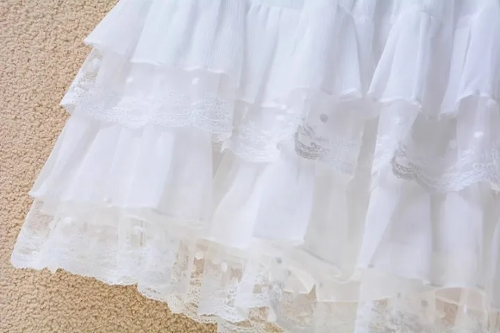 Short%20skirt%20white%20lace%20cake%20skirt%20skirt%20skirt%20female%20summer%20high%20waist%20thin%20a%20line%20skirt%20princess%20puffy%20skirt%20-%20Image%206