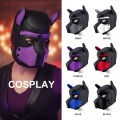 Neoprene dog headgear vest collar armband costume party costume mask cosplay adult sex toy Halloween  Christmas gif. 