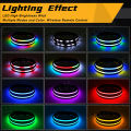 Car LED Emergency Flash Warning Lamp Strobe Strip Daytime Running Light Flexible Pedal Light Bar Waterproof With Remote Control. 