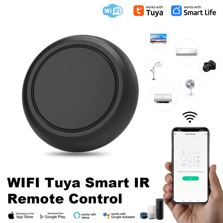 Tuya WiFi Smart IR Remote Controller Smart Home Infrared Universal Remote Blaster One for All Control AC TV DVD CD AUD SAT
