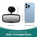 Shatterproof Baby Car Mirror, 360° Adjustable Wide Angle Rear View Mirror, 2-in-1 Mount for Safe Infant Observation While Drivin.