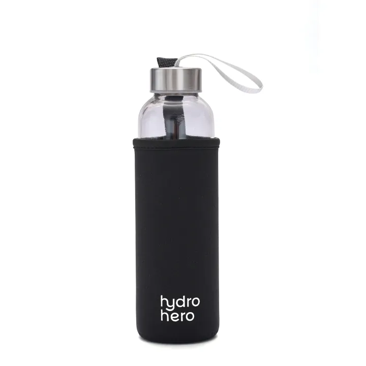 Bengal%20Glass%20%7C%20Water%20Bottle%20%7C%20Hydro%20Hero%20500ml%20Reusable%20Glass%20Water%20Bottle%20%E2%80%93%20Clear,%20BPA-Free,%20with%20Protective%20Sleeve%20&%20Leakproof%20Stainless%20Steel%20Cap%20-%20Image%205