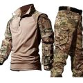 Outdoor Camo Suits  Uniform Training Sets Work Wear Cargo Pants Tactic  Combat Shirts Hunting Clothes Wear-resisting. 
