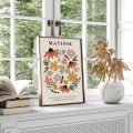 Matisse Poster Yayoi Kusama Posters and Prints Canvas Patings  Flower Market Wall Art Pictures for Living Room Boho Decor. 