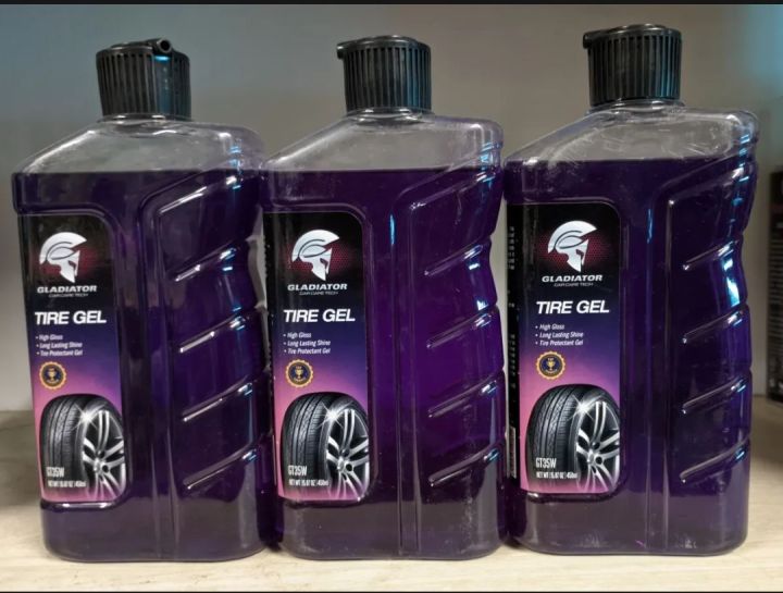 Gladiator Tire Shining Gel-Tire wax - Tire polish - shiner - 450ml.