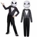 Anime Nighmare Jack Skellington Cosplay Costume Jack Before Mask Cos Bodysuit Suit Halloween For Boys Girls Christmas. 
