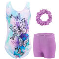 Girls Gymnastics Leotards Toddler Unitard Biketard Clothes Cute Kid Tumbling Dance Outfit with Matching Shorts. 