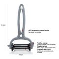 3In1 Vegetable Fruit Peeler Grater Multi-functional Stainless Steel Rotary Julienne Potato Carrot Vegetable Cutter Kitchen Tools.