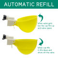 10PCS Chicken Drinker Cup Poultry Automatic Drinking Chicken Feeder Plastic Poultry Waterer Drinking Water Feeder for Chick DucK. 