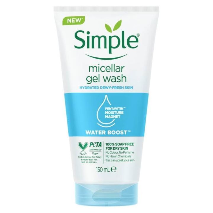 International Uk product simple Micellar Gel wash 150 ML