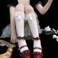 Lolita Lace JK Stockings Bow Knot Lolita Socks Female Long Socks Lolita Soft Sister Jk Uniform Knee Socks Student Cute JK Socks. 