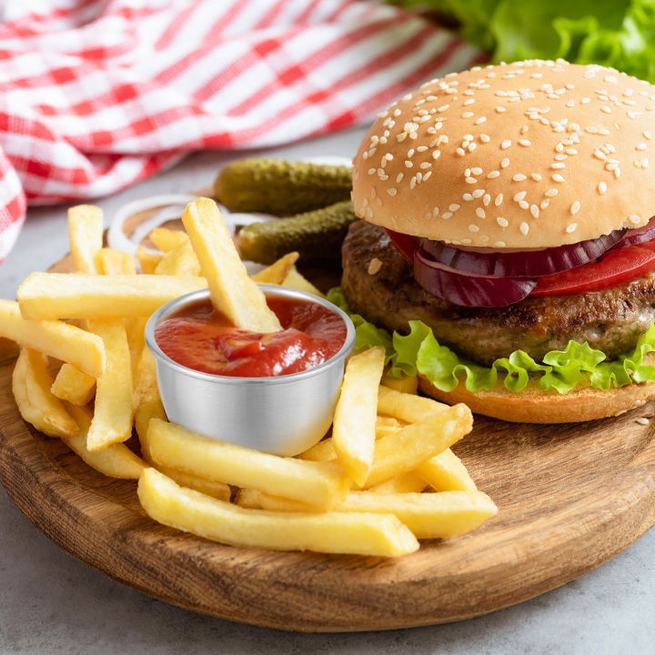 12Pcs%20Sauce%20Dipping%20Bowl%20304%20Stainless%20Steel%20Dipping%20Cups%20Individual%20Round%20Sauce%20Dishes%2045/55ml%20Mini%20Reusable%20Seasoning%20Cups%20-%20Image%205