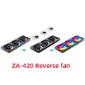 Jonsbo ZA-420/140 Computer Case Fan DIY Exchange 2 Sets Fan Blades  l5V ARGB 140mm PWM Reverse Combination Cooling Fan. 