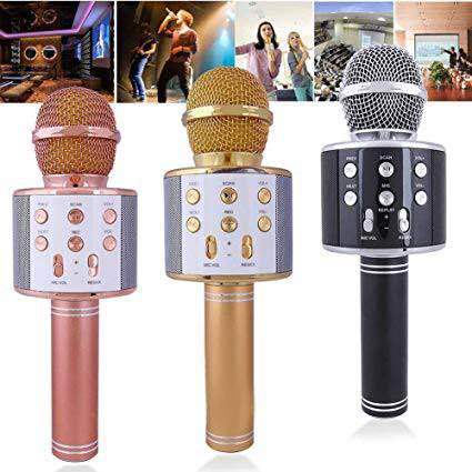 Wireless Bluetooth Karaoke Handheld Microphone USB KTV Player Bluetooth Mic