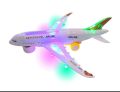 Battery Operated Aeroplane Toy for Kids with Attractive Flashing Lights and Realistic Jet Engine Sounds. 