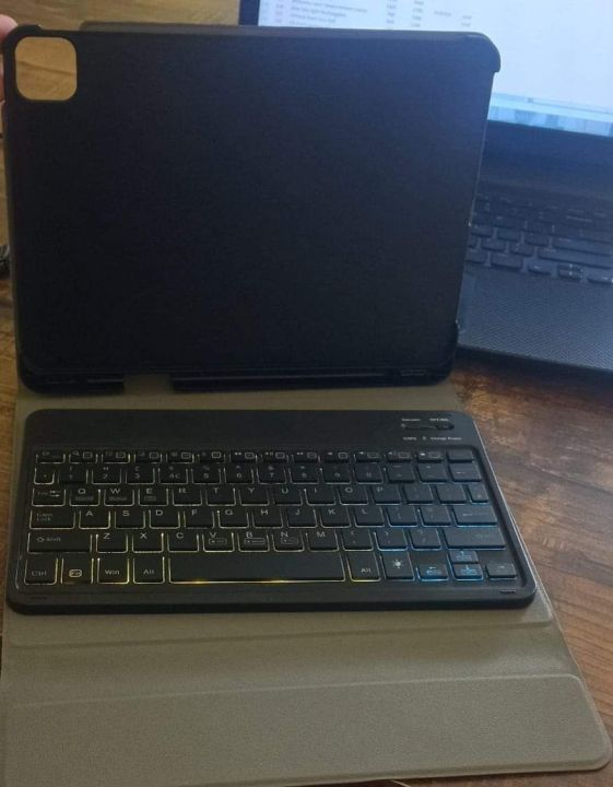 Ipad Keyboard Case Rgb Lights Imported Amazon Daraz Pk