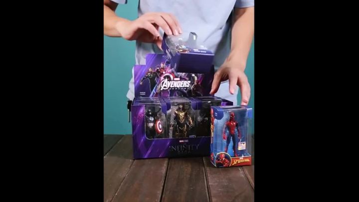 ZD Original Avengers Iron Man Spider Man GREEN GOBLIN VENOM 2099 Thor Captain America Thanos Hulk War Machine Action Figures Toy