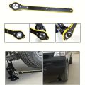 Car Labor-saving Jack Ratchet Wrench Scissor Jack Garage Tire Wheel Lug Wrench Handle Labor-saving Wrench Car Repair Tool. 