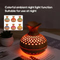 Wood Grain Humidifier 300ml USB Aroma Diffuser Atomizer USB Household Humidifier Hydrating Instrument Desktop Humidifier.