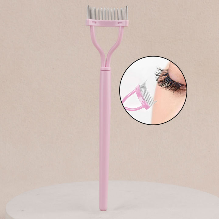 1/3%20Pcs%20Portable%20Eyelash%20Brush%20Comb%20Eye%20Lash%20Stainless%20Steel%20Eyelash%20Combing%20Tools%20Eyelash%20Curler%20Makeup%20Lash%20Separator%20-%20Image%203