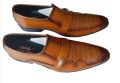 Formel shoes with crocodile peice golden. 