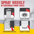 HIT Crawling Insect Killer – Cockroach Killer Spray 625 ml  Instant Kill | Deep-Reach Nozzle | Fresh Fragrance. 