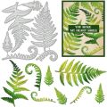 Fern Leaves Die Cuts for Card Making Leaves Cutting Dies Stencil for Scrapbooking Plant Embossing Die Cuts for Album Decorative. 