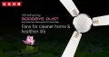 Usha Striker Platinum 1400 mm 3 Blade Ceiling Fan (Deep Metallic Brown).