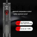 Aquarium Submersible Heater Fish Tank LCD Display Digital Adjustable Water Heating Rod Constant Temperature Control 500W.