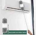 Ceiling Fan Cleaner Duster with Extension Pole - Microfiber Cleaning Tool Extended Long Handle for High Ceiling. 