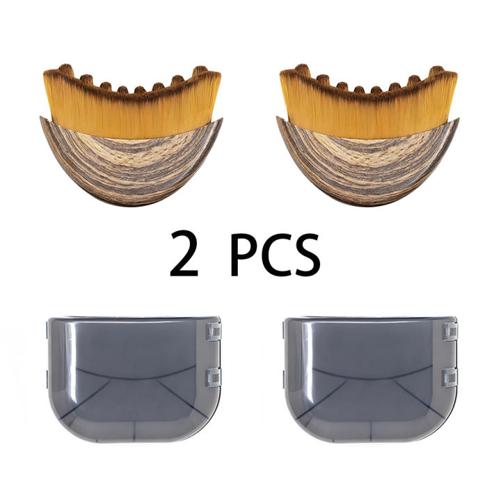 2 PCS Lymphatic Contour Face Brush with Storage Box Features a Newly Upgraded Ergonomic Design for Precise Skin Fit
