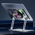 Wireless Magnetic Radiator Tablet Cooler Large Area Powerful Cooling Magnetic RGB Phone Cooler for Pad/Gaming Phones with Lights. 