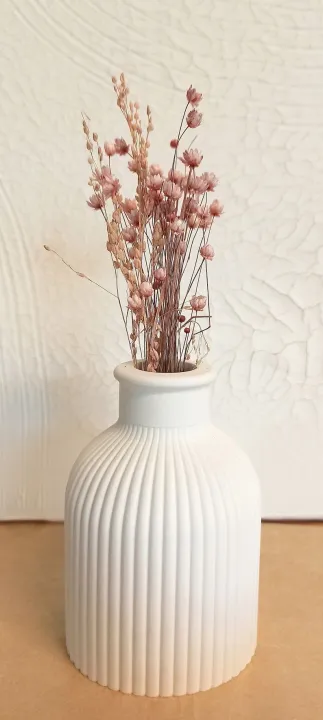 Concrete%20Decor%20Vase%20-%20Mini%20Ribbed%20Turbine%20Rounded%20Vase(Size%2010*6%20cm)%20-%20Image%202
