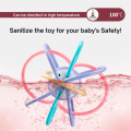 Baby Rattle Ball Safety Baby Teether Toys Soft Manhattan Ball Hand Bell Early Educational Toys. 