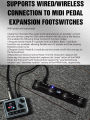 M-VAVE POCKET AMP Gray Pocket Effects Pedal Multi-Effect Processor 6-in-1 USB-C Suitable for Direct Recording Guitar Bass. 
