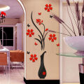 DIY Vase Flower Tree Crystal 3D Wall Stickers Decal Home Decor DIY Vase Flower Tree 3D Wall Stickers Decal Home Decor. 