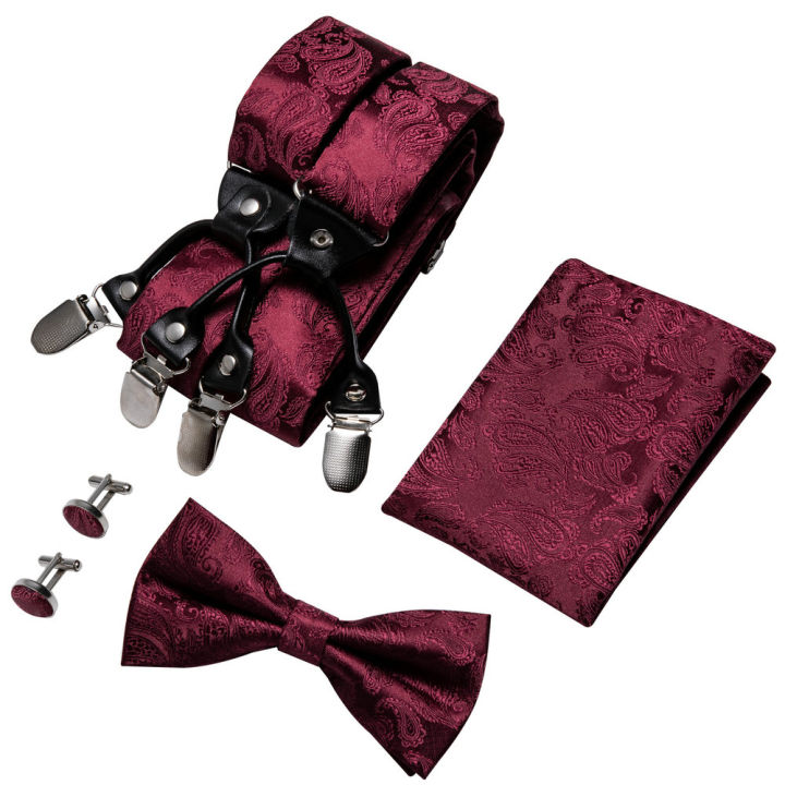 Fashion%20Men's%20Suspenders%20Adult%20Paisley%20Bowtie%20Handkerchief%20Cufflinks%20Necktie%20Sets%20Male%20Wedding%20Party%20Vintage%20Elastic%20Adjust%20-%20Image%205