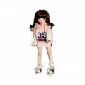 Fashion Casual Suit 30cm BJD Doll Clothes for Girls Dress Up Accessories  1/6 Scale Doll Outfit. 