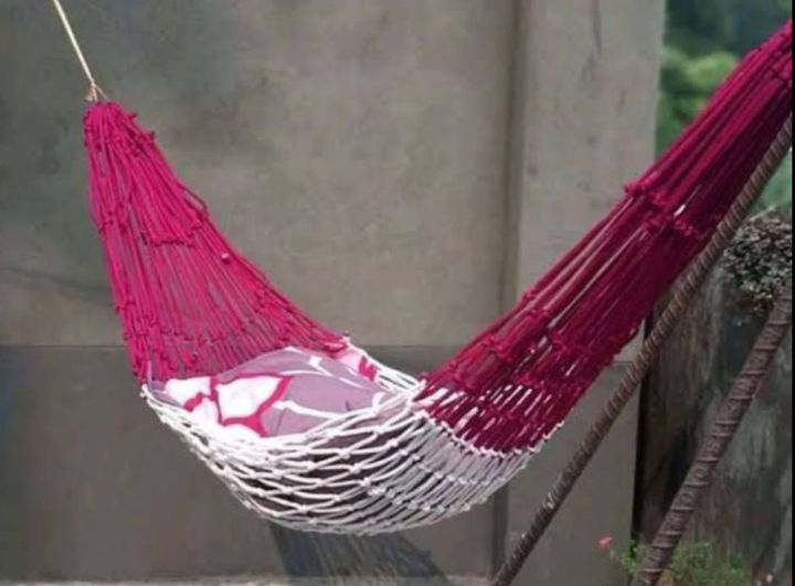 Net Hammock Outdoor Camping Mesh Hammocks Garden Beach Swing, Hanging Bed Dolna Furniture Swing
