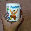 Kids Cartoon characters Plastic Mugs, Pure plastic, unbreakable, Good Quality. 