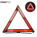 Car Triangle Reflective Tripod Safety Hazard Foldable Stop Sign Emergency Breakdown Warning Reflective Sticker Car Accessories.